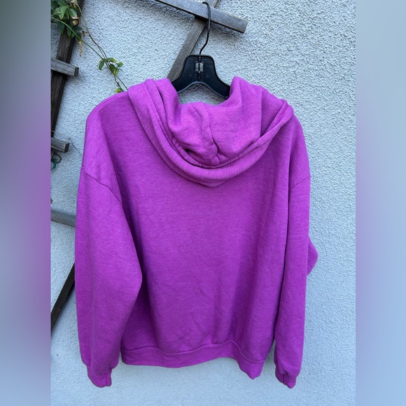 Aviator Nation Five Stripe Zip Hoodie Magenta/Orange Yellow New with Tags! - Picture 6 of 6